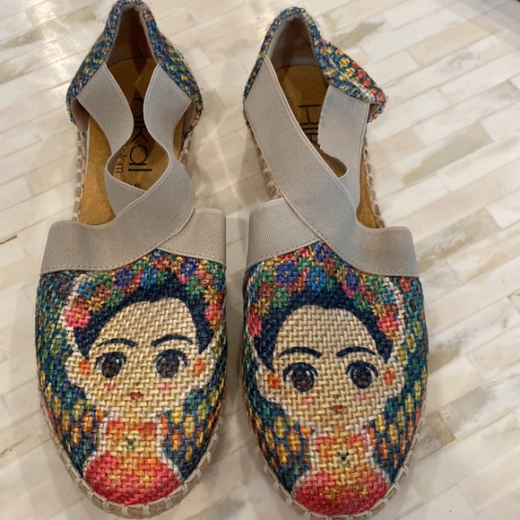 Hikal Bolom Doll Face Espadrille Shoes Size 25 - Picture 3 of 9